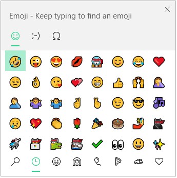 emoji pop-up