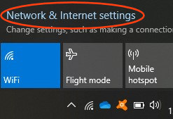 Network & Internet Settings