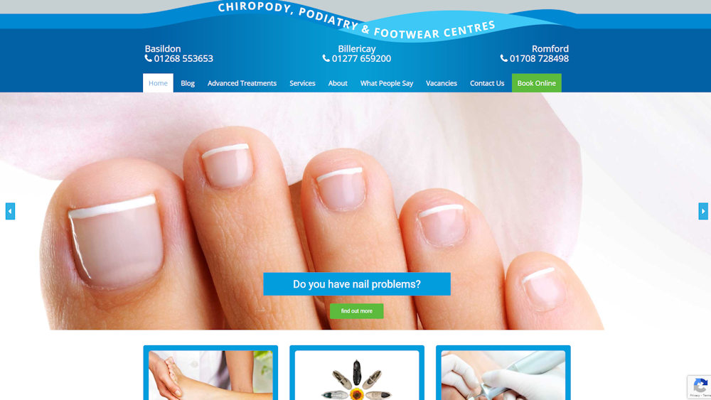 Chiropody and Podiatry - Basildon and Romford