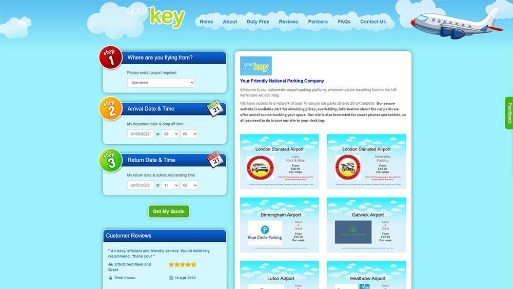 Parking Compare - Airport Parking Comparison